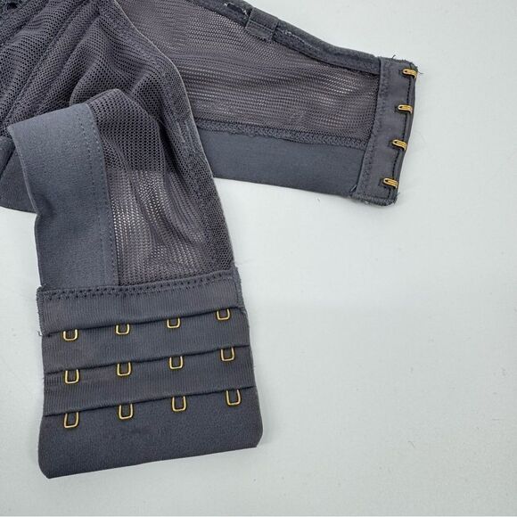 Lively Lace Strapless Convertible Bra Gray 34C - Picture 7 of 8